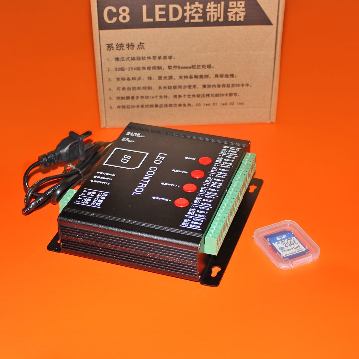 Контроллер для IC светодиодных модулей RGB C8 (8192px)